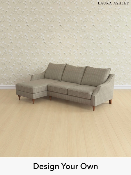 Carolyn Check/Hazelnut Natural Beverley By Laura Ashley (H40277) | £2,275