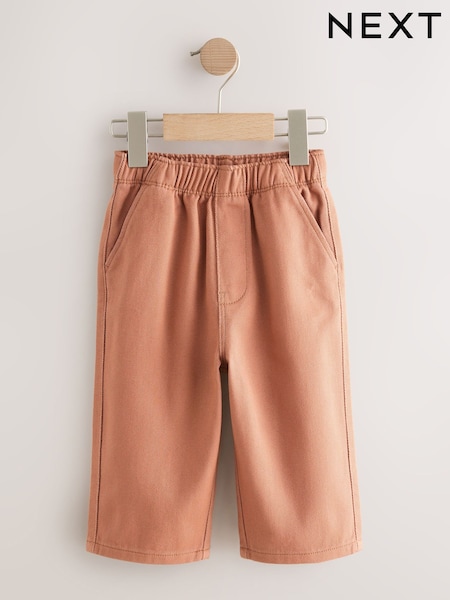 Rust Orange Pull On Wide Trousers (3mths-7yrs) (H40283) | £10 - £12