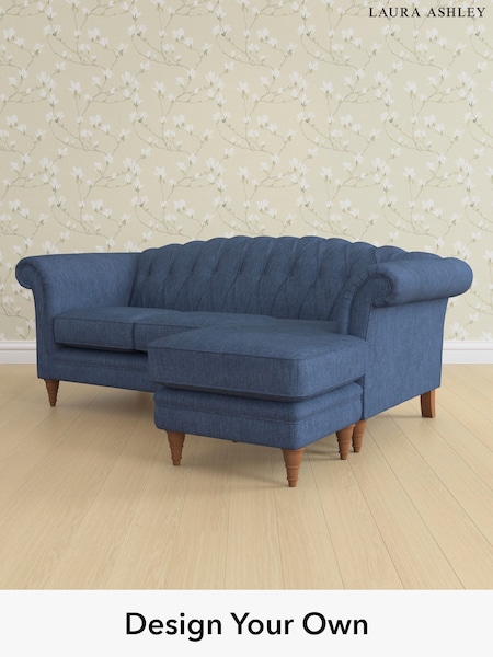 Bainton/Midnight Navy Gloucester Button Back By Laura Ashley (H40290) | £1,800