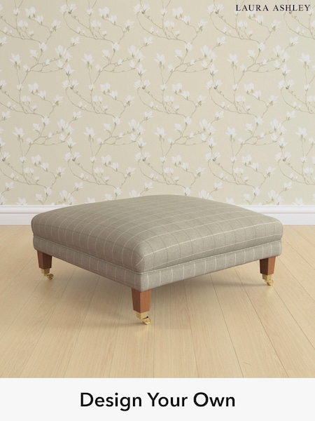 Carolyn Check/Hazelnut Natural Chatsworth By Laura Ashley (H40321) | £600