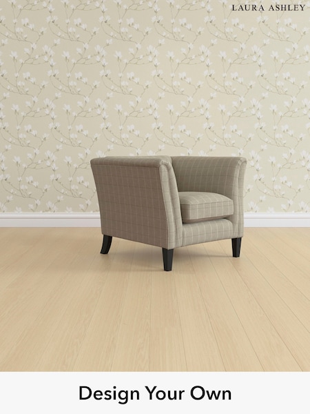 Carolyn Check/Hazelnut Natural Chatsworth By Laura Ashley (H40321) | £950