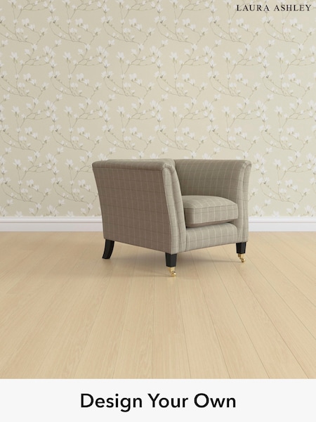 Carolyn Check/Hazelnut Natural Chatsworth By Laura Ashley (H40321) | £950