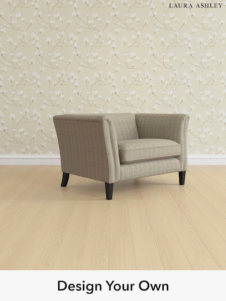Carolyn Check/Hazelnut Natural Chatsworth By Laura Ashley (H40321) | £1,050