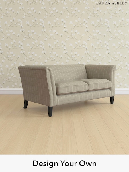 Carolyn Check/Hazelnut Natural Chatsworth By Laura Ashley (H40321) | £1,250