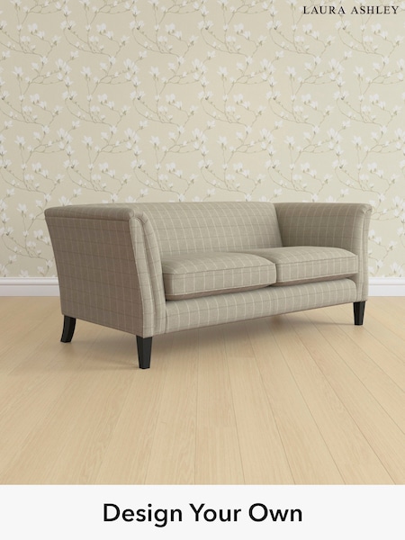 Carolyn Check/Hazelnut Natural Chatsworth By Laura Ashley (H40321) | £1,350