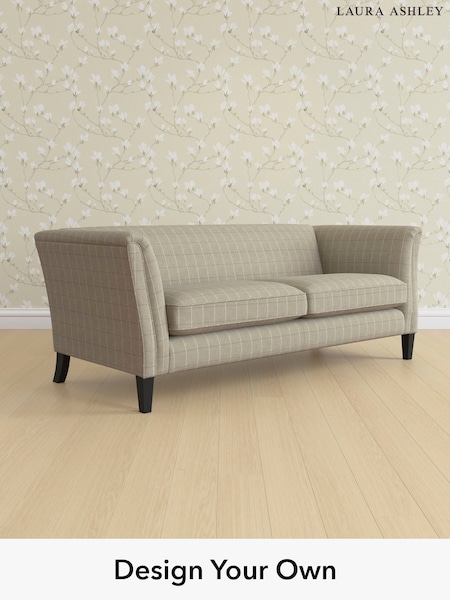 Carolyn Check/Hazelnut Natural Chatsworth By Laura Ashley (H40321) | £1,450