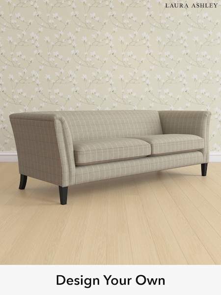 Carolyn Check/Hazelnut Natural Chatsworth By Laura Ashley (H40321) | £1,550