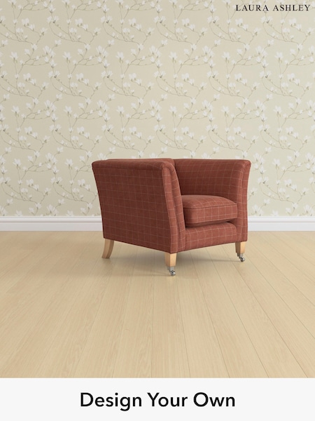 Carolyn Check/Terracotta Orange Chatsworth By Laura Ashley (H40324) | £950