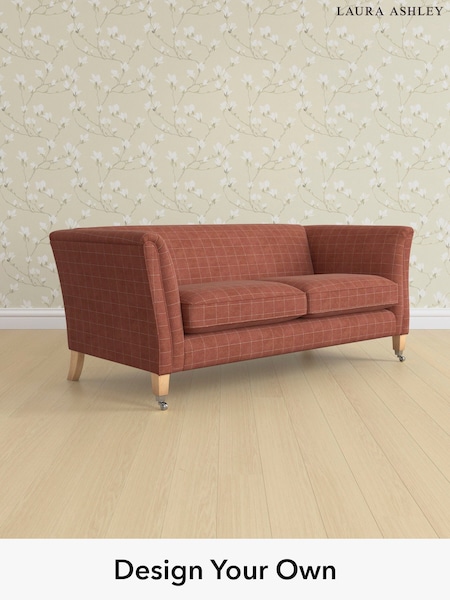 Carolyn Check/Terracotta Orange Chatsworth By Laura Ashley (H40324) | £1,350
