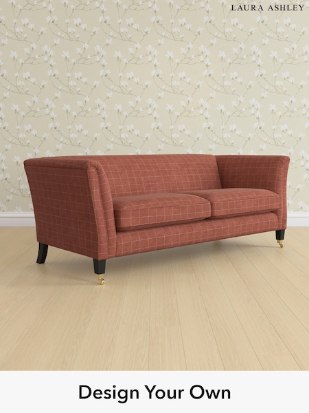 Carolyn Check/Terracotta Orange Chatsworth By Laura Ashley (H40324) | £1,450