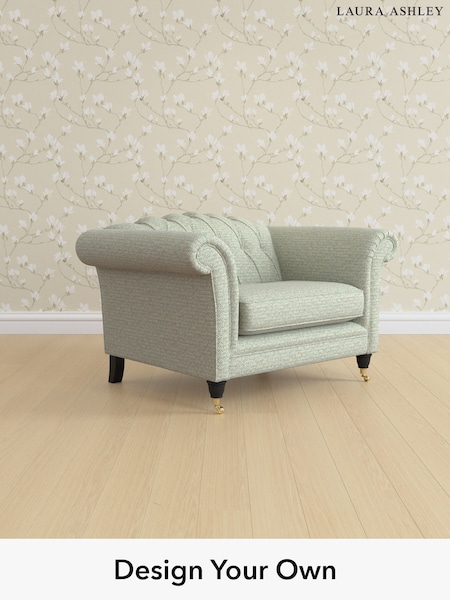 Borwick/Newport Blue Gloucester Button Back By Laura Ashley (H40325) | £1,100