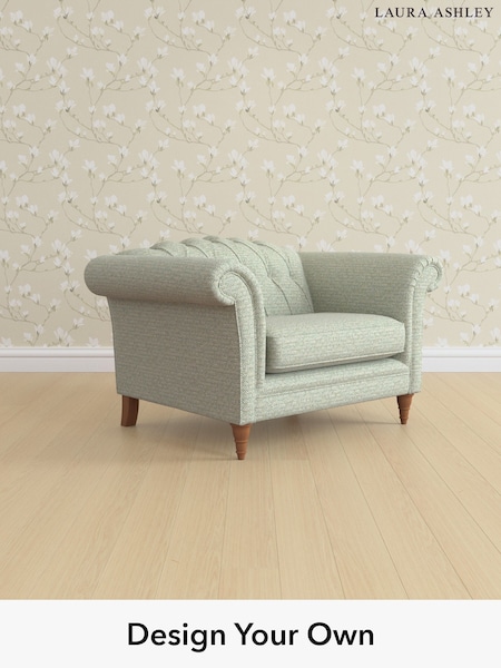 Borwick/Newport Blue Gloucester Button Back By Laura Ashley (H40325) | £1,100