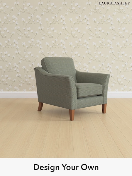 Birchgrove Check/Olive Green Marford By Laura Ashley (H40330) | £875