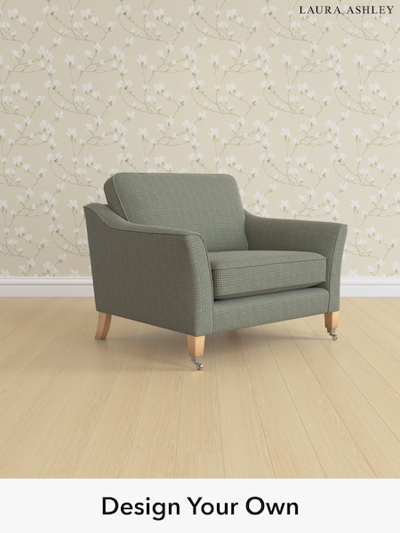 Birchgrove Check/Olive Green Marford By Laura Ashley (H40330) | £950