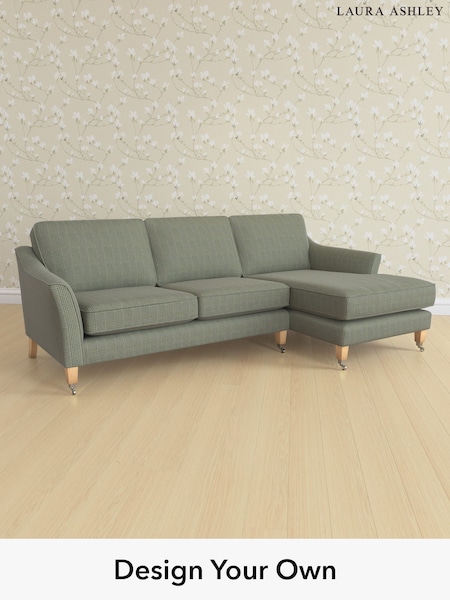 Birchgrove Check/Olive Green Marford By Laura Ashley (H40330) | £2,250