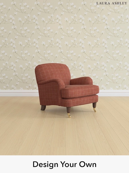 Carolyn Check/Terracotta Orange Lynden By Laura Ashley (H40332) | £900