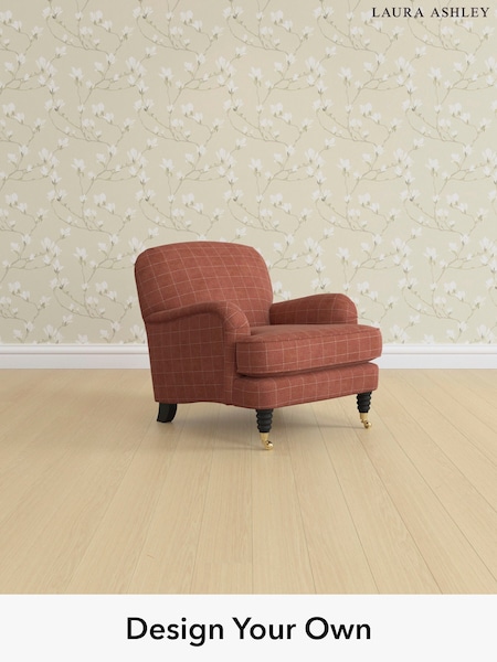 Carolyn Check/Terracotta Orange Lynden By Laura Ashley (H40332) | £900