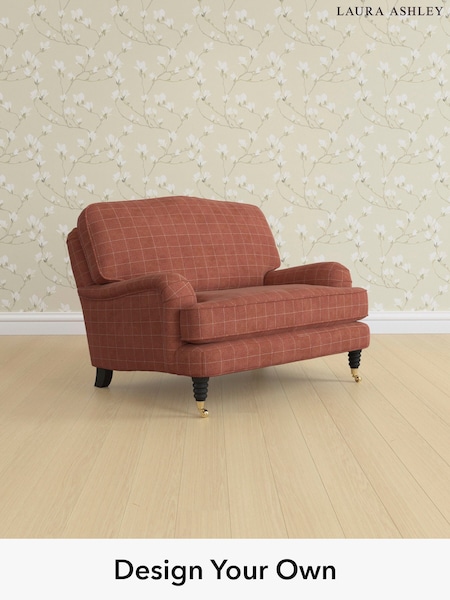 Carolyn Check/Terracotta Orange Lynden By Laura Ashley (H40332) | £1,025
