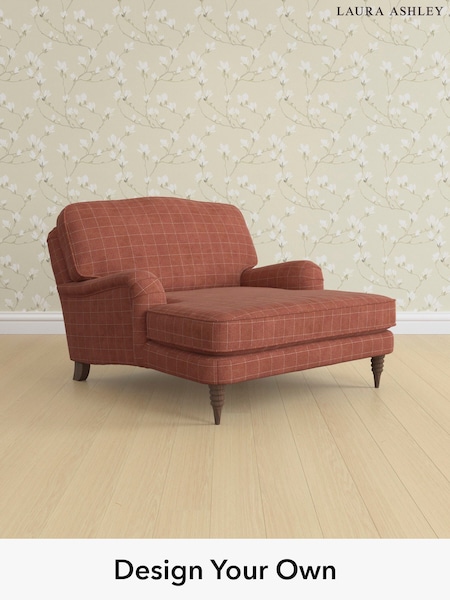 Carolyn Check/Terracotta Orange Lynden By Laura Ashley (H40332) | £1,200