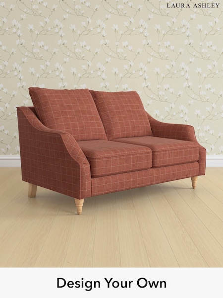 Carolyn Check/Terracotta Orange Beverley By Laura Ashley (H40334) | £1,300