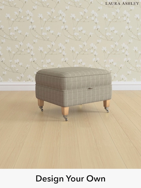 Carolyn Check/Hazelnut Natural Marford By Laura Ashley (H40354) | £550