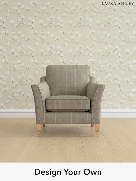 Carolyn Check/Hazelnut Natural Marford By Laura Ashley (H40354) | £825