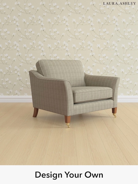 Carolyn Check/Hazelnut Natural Marford By Laura Ashley (H40354) | £900