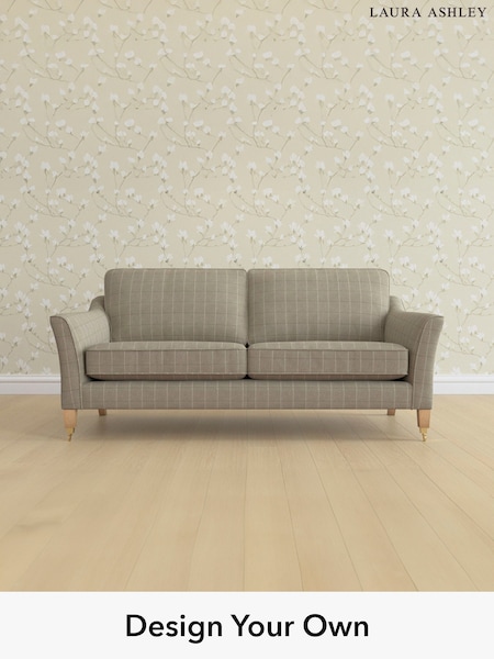 Carolyn Check/Hazelnut Natural Marford By Laura Ashley (H40354) | £1,350