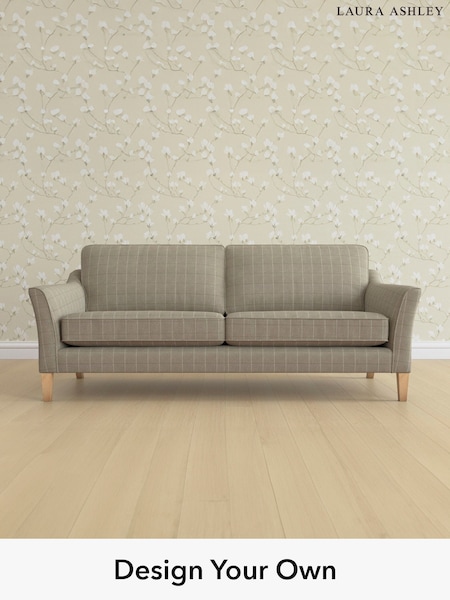 Carolyn Check/Hazelnut Natural Marford By Laura Ashley (H40354) | £1,450