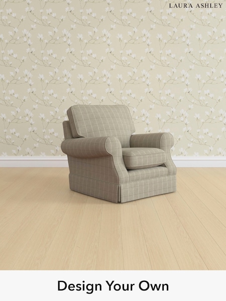 Carolyn Check/Hazelnut Natural Padstow By Laura Ashley (H40355) | £950