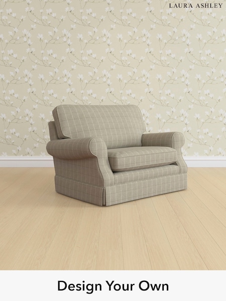 Carolyn Check/Hazelnut Natural Padstow By Laura Ashley (H40355) | £1,100