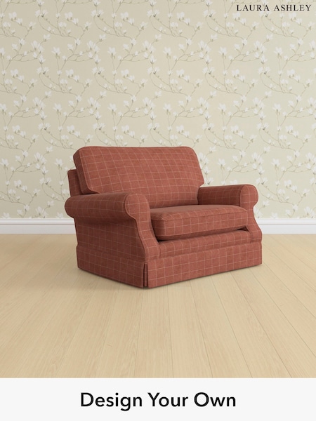 Carolyn Check/Terracotta Orange Padstow By Laura Ashley (H40361) | £1,100