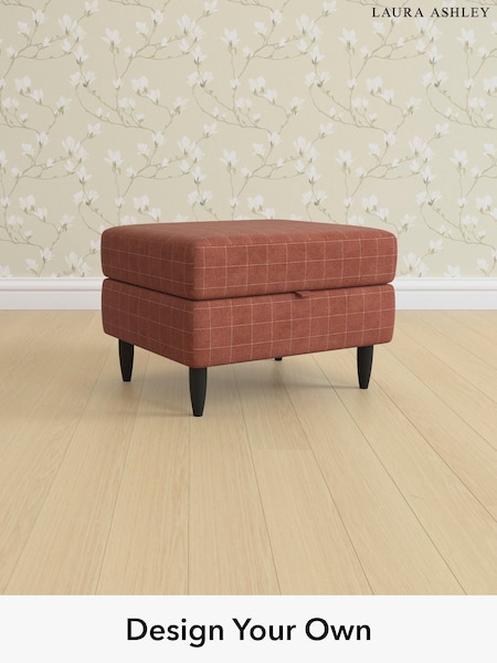 Carolyn Check/Terracotta Orange Radcliffe By Laura Ashley (H40381) | £500