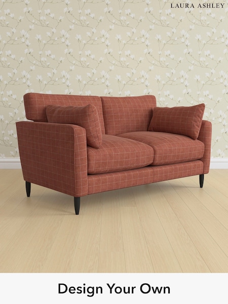 Carolyn Check/Terracotta Orange Radcliffe By Laura Ashley (H40381) | £1,550