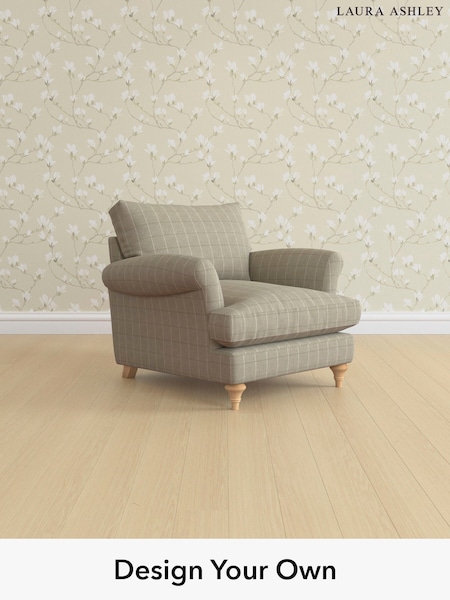 Carolyn Check/Hazelnut Natural Westley By Laura Ashley (H40382) | £925