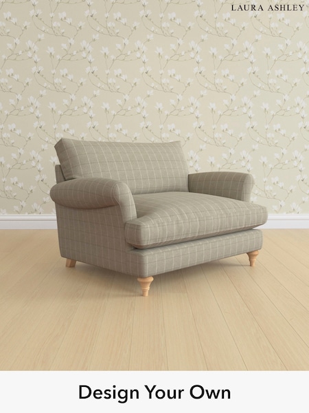 Carolyn Check/Hazelnut Natural Westley By Laura Ashley (H40382) | £1,050
