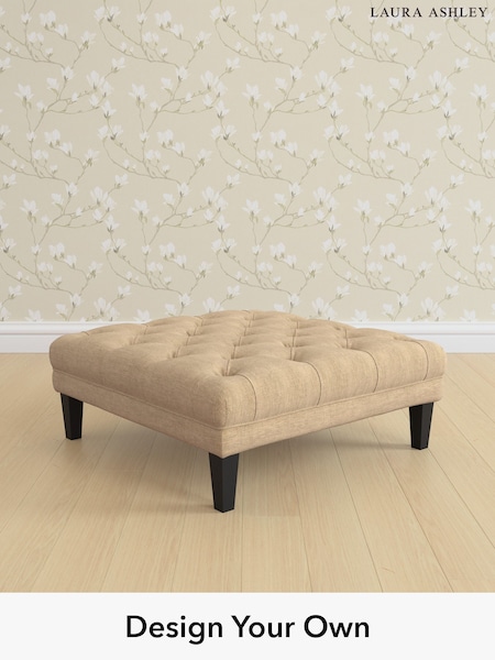 Edwin Chenille/Gold Natural Chatsworth Button Back By Laura Ashley (H40393) | £650