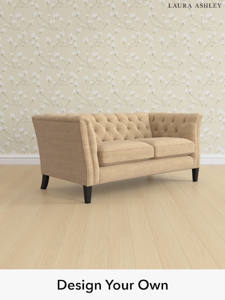 Edwin Chenille/Gold Natural Chatsworth Button Back By Laura Ashley (H40393) | £1,400