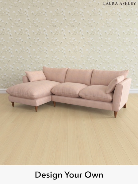 Edwin Chenille/Blush Pink Casterton By Laura Ashley (H40395) | £2,275
