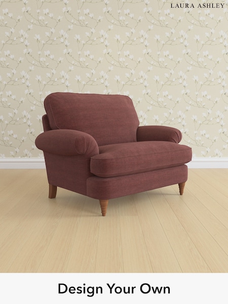 Edwin Chenille/Burgundy Red Beaumaris By Laura Ashley (H40396) | £1,100