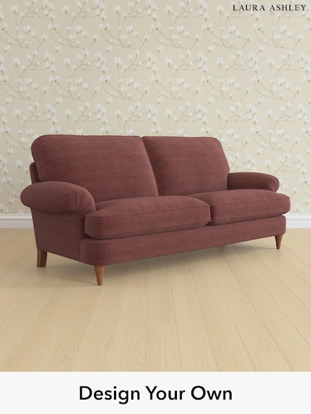Edwin Chenille/Burgundy Red Beaumaris By Laura Ashley (H40396) | £1,500