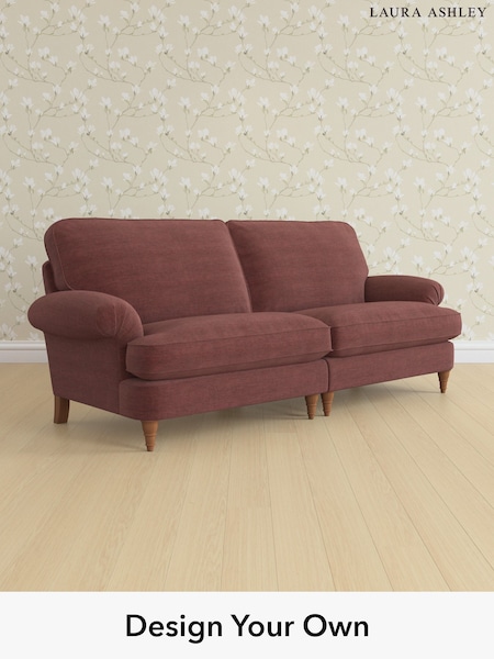 Edwin Chenille/Burgundy Red Beaumaris By Laura Ashley (H40396) | £1,600