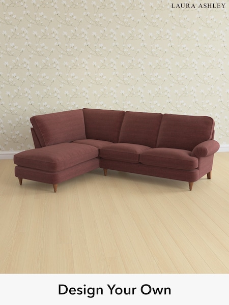 Edwin Chenille/Burgundy Red Beaumaris By Laura Ashley (H40396) | £2,450