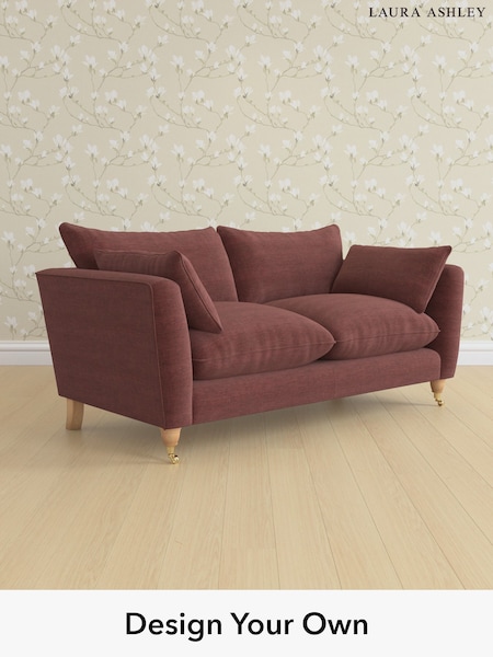 Edwin Chenille/Burgundy Red Casterton By Laura Ashley (H40397) | £1,400