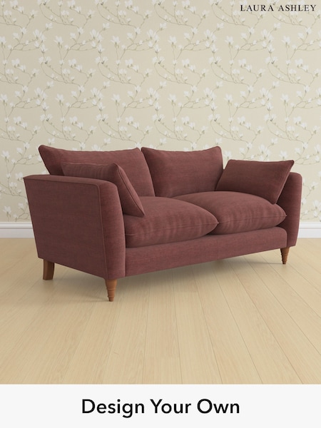 Edwin Chenille/Burgundy Red Casterton By Laura Ashley (H40397) | £1,400