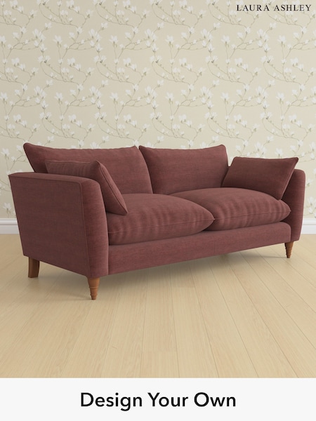 Edwin Chenille/Burgundy Red Casterton By Laura Ashley (H40397) | £1,500