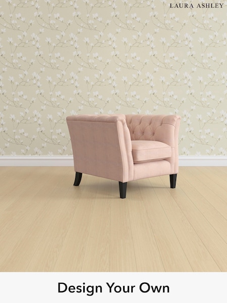 Edwin Chenille/Blush Pink Chatsworth Button Back By Laura Ashley (H40401) | £1,050