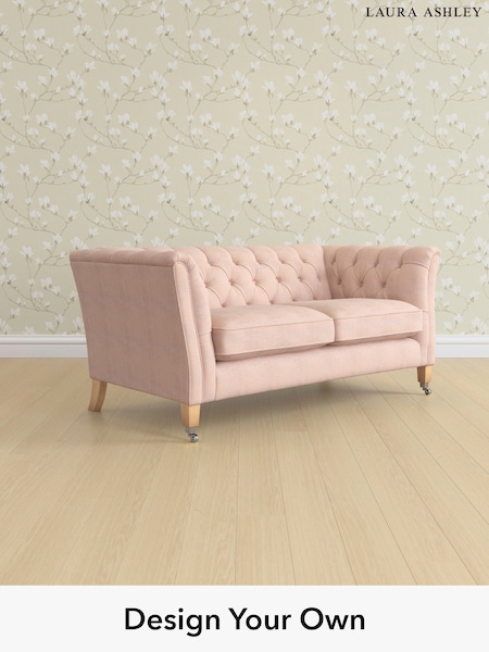 Edwin Chenille/Blush Pink Chatsworth Button Back By Laura Ashley (H40401) | £1,400