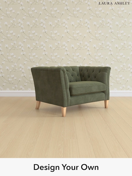 Edwin Chenille/Hedgerow Green Chatsworth Button Back By Laura Ashley (H40404) | £1,150