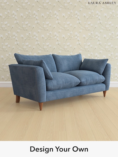 Edwin Chenille/Seaspray Blue Casterton By Laura Ashley (H40412) | £1,400